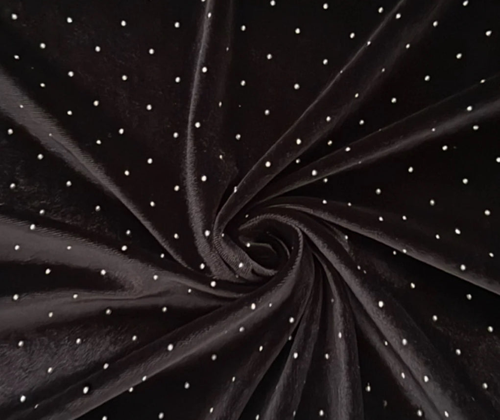 Black Velvet Rhinestones