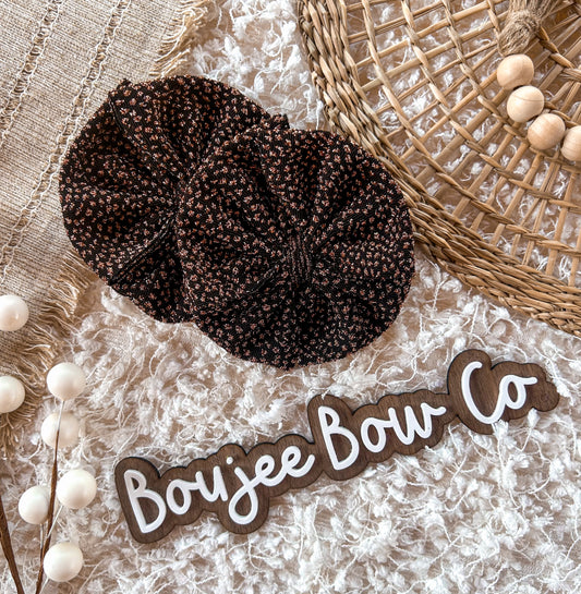 Bronze Metallic Dots