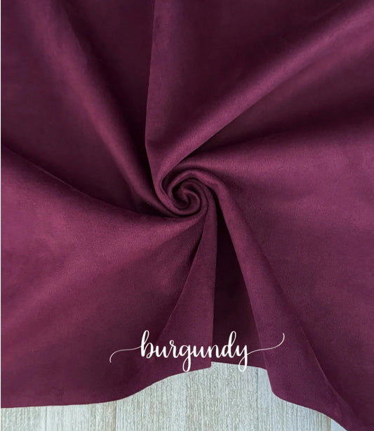 Burgundy Suede