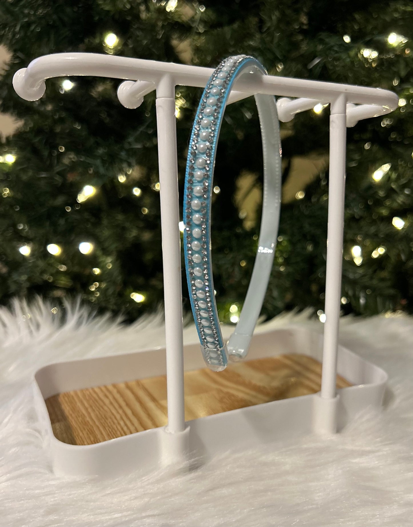 Baby Blue Jeweled Headband