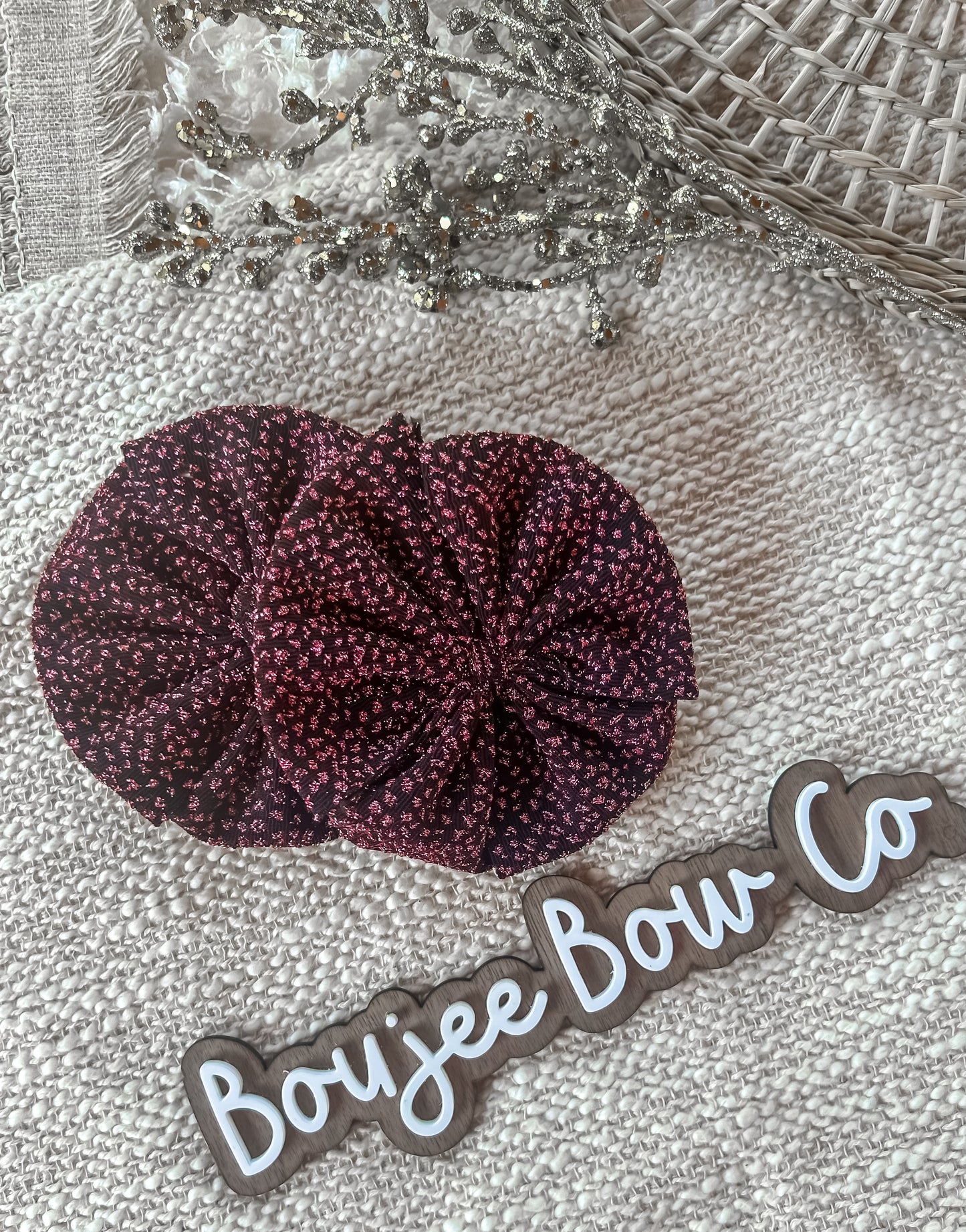 Rosebud Metallic Dots