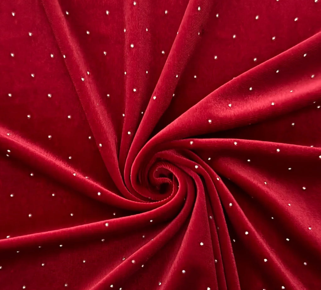 Red Velvet Rhinestones