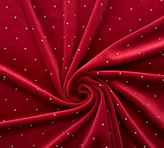 Red Velvet Rhinestones