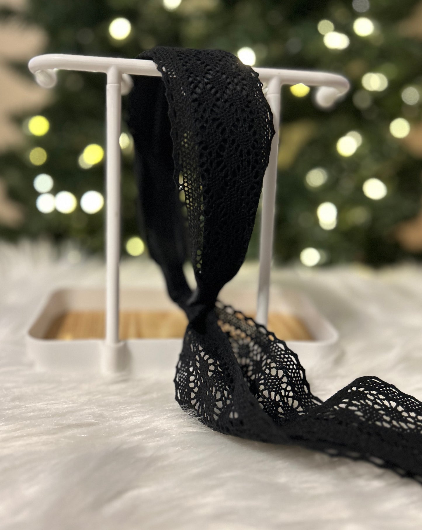 Black Crotchet Headband